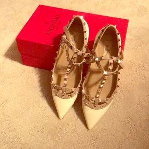 Valentino Rockstud ballerina flat